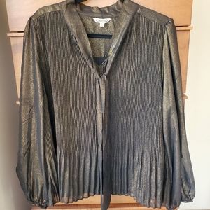 Nanette Lepore Gold/black beautiful blouse